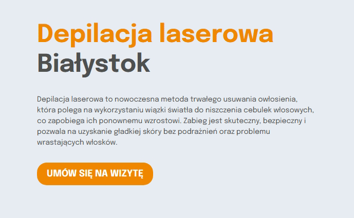 depilacja laserowa białystok