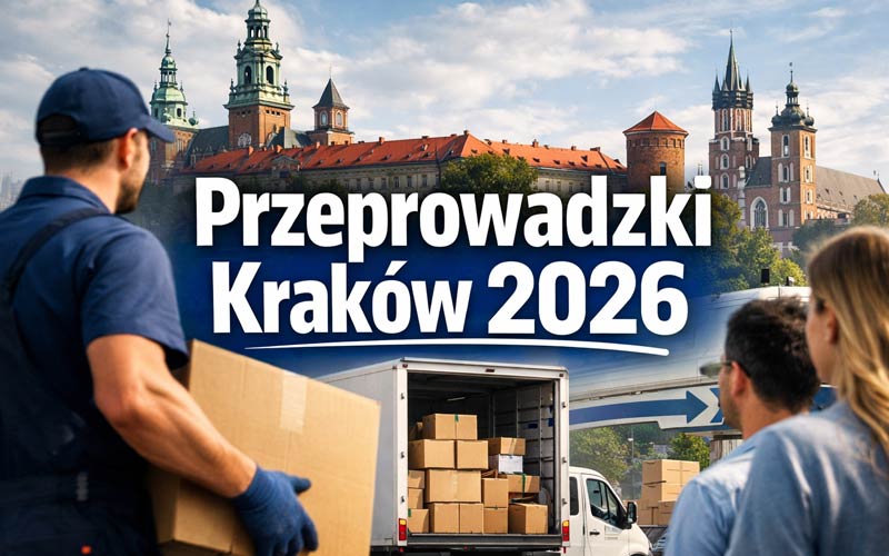 Przeprowadzki Kraków 2026 - koszty, procedury SCT i logistyka w liczbach