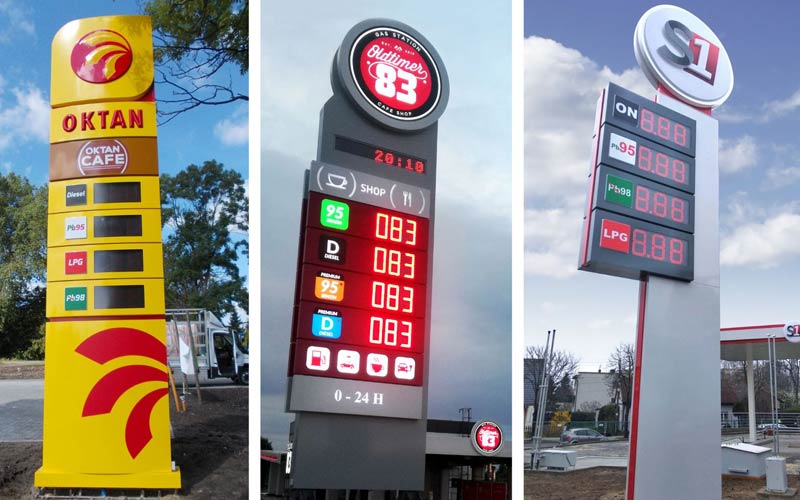 5 rzeczy, które pylon cenowy musi robić idealnie (inaczej kierowca nie zjedzie na stację paliw)